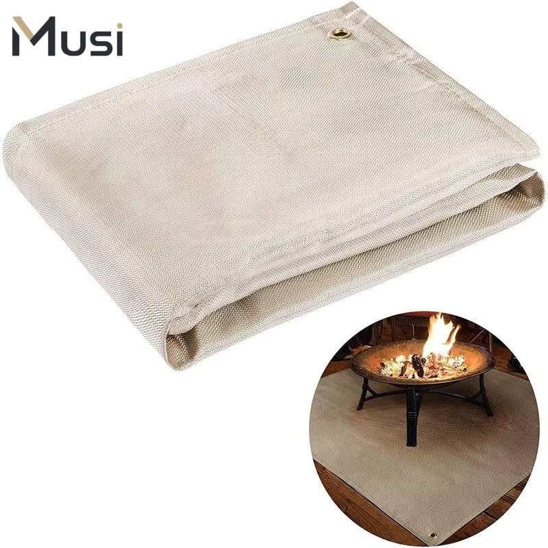 Cooking Outdoor Camping - Tapis de barbecue ignifuge, coussin isolant