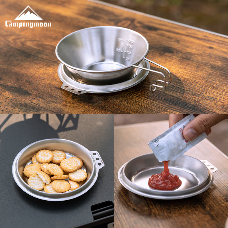Camping Cooking Frying Pan - CAMPINGMOON S-SD Poêle à frire en