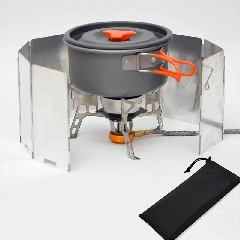 Cooking On Camping Stove - Réchaud à gaz de type tablette