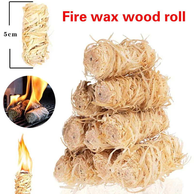 Fire Starter Cube - Allume-feu 10/30/60 pièces, allume-feu naturels pour