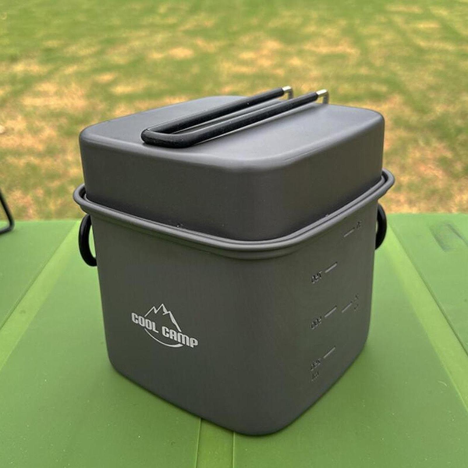 Camping Cooking Frying Pan - Ensemble d'ustensiles de cuisine de camping,