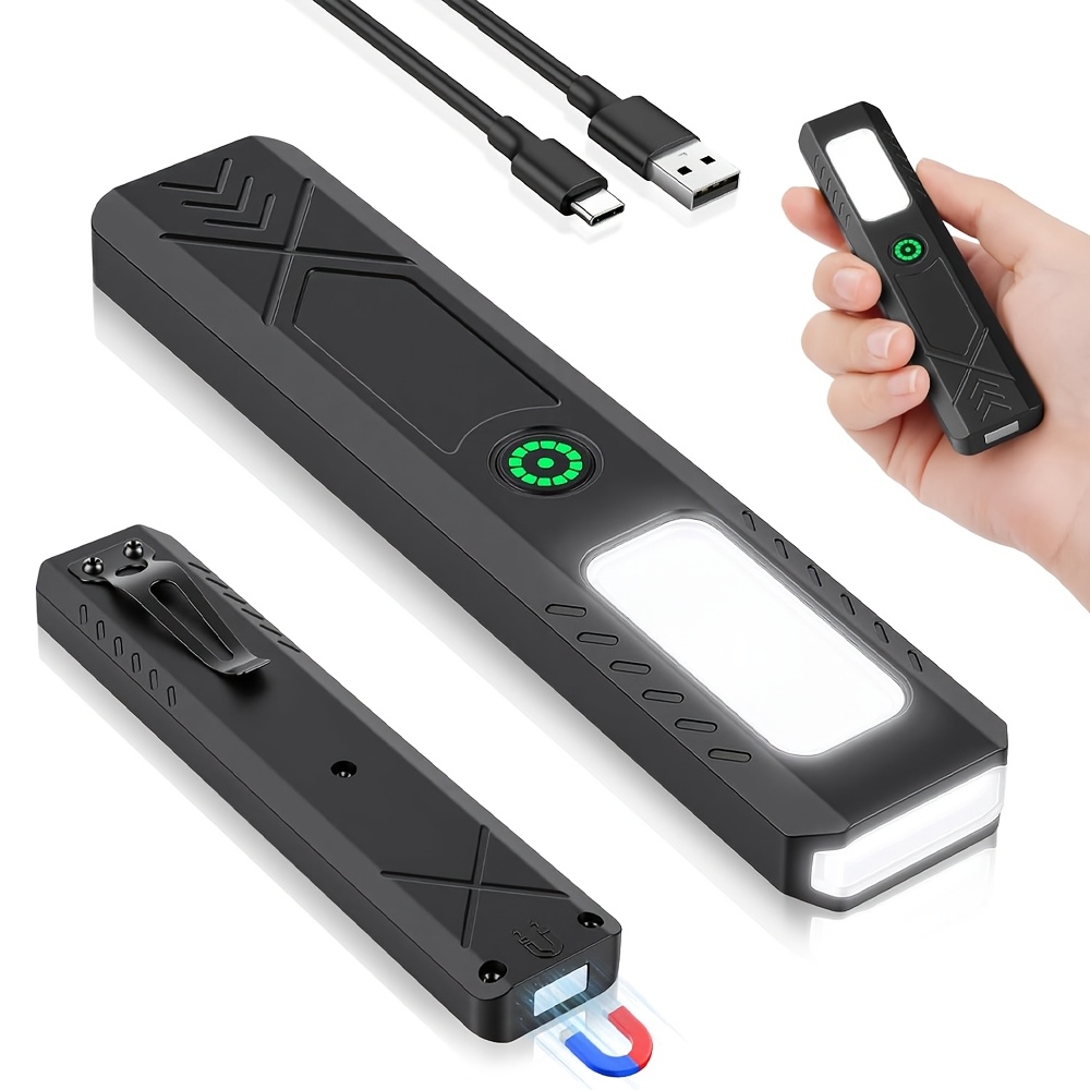 Camping Cooking Fish - Lampe de poche LED rechargeable 600LM,