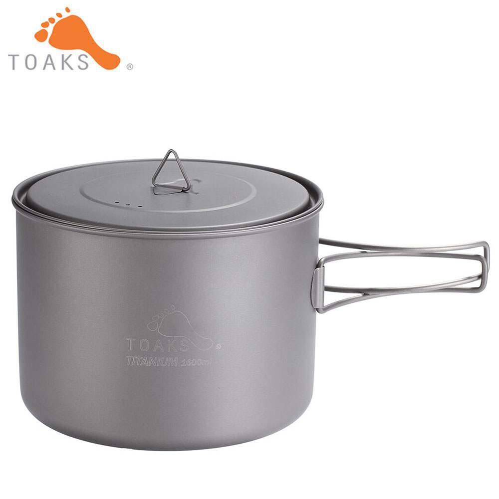 Camping Cooking Utilities - TOAKS-Pot 3 en 1 en Titane