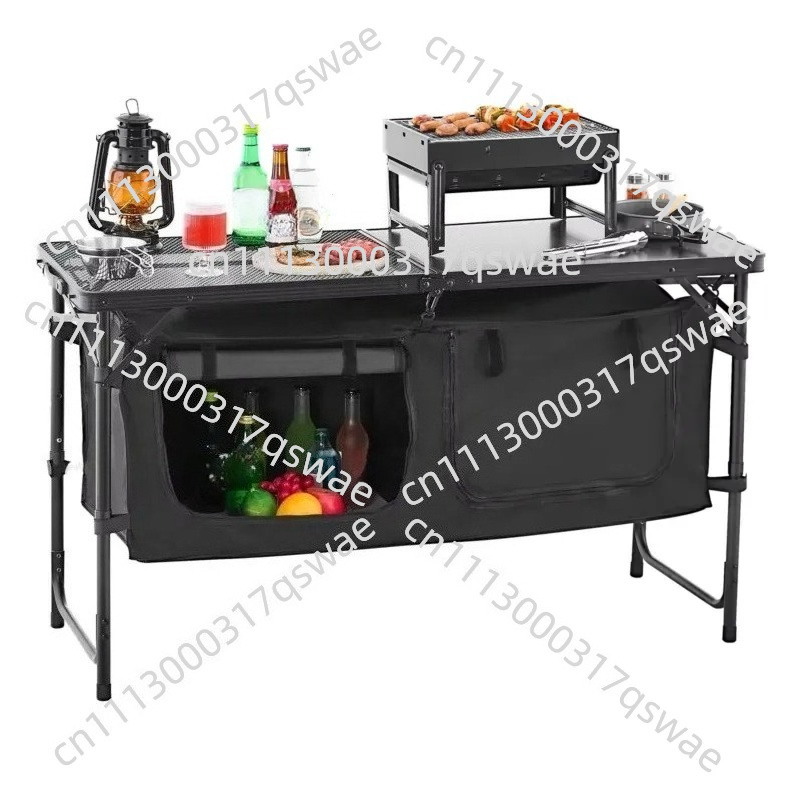 Camping Cooking Options - Table de camping réglable en hauteur,