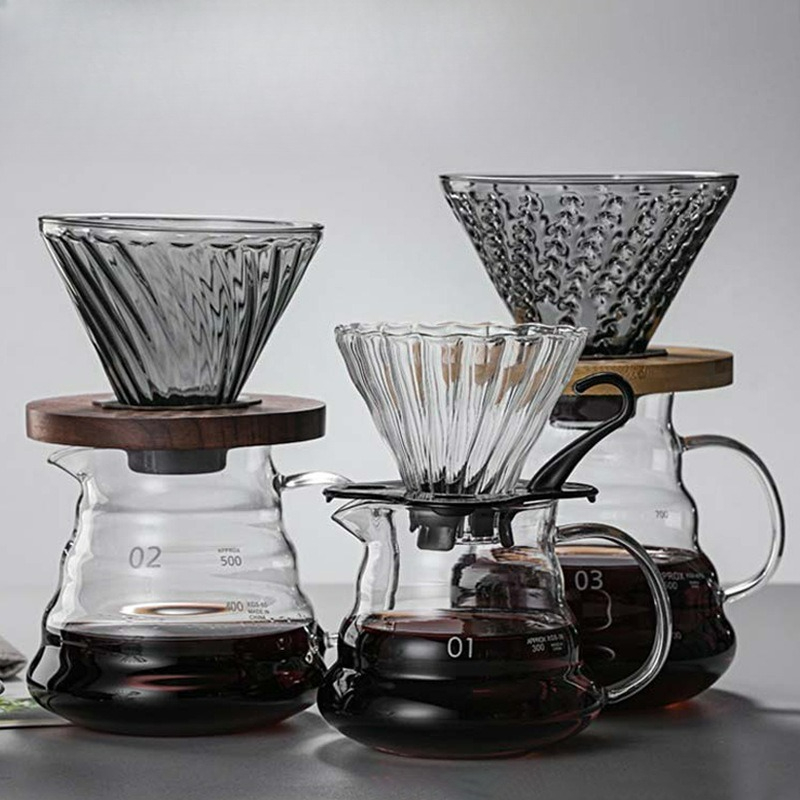 Camping Cooking Utilities - Ensemble de cafetière en verre Borosilicate