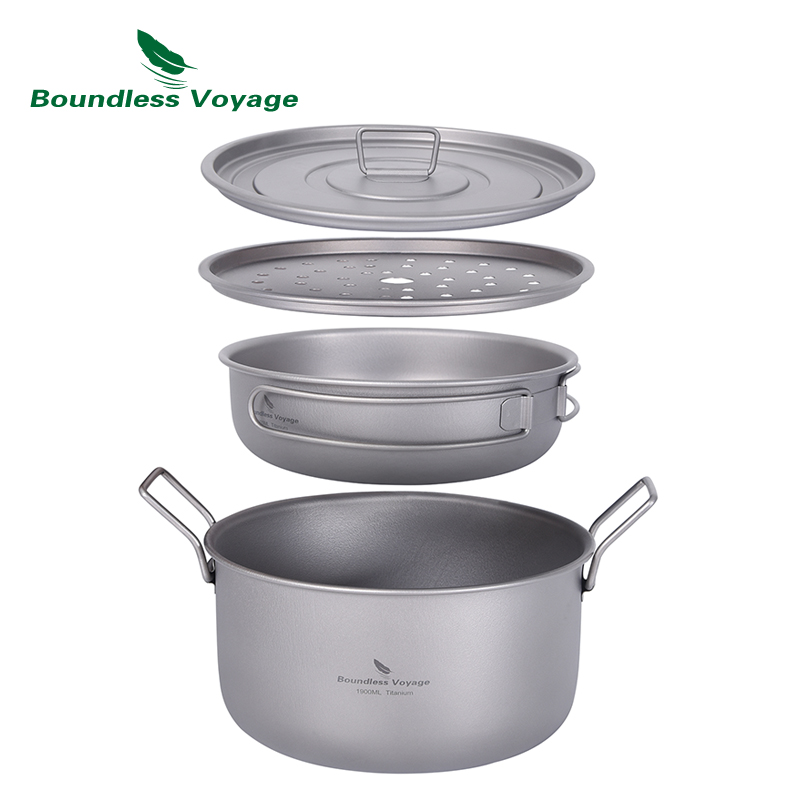 Camping Cooking Frying Pan - Marmite de Camping de Voyage sans