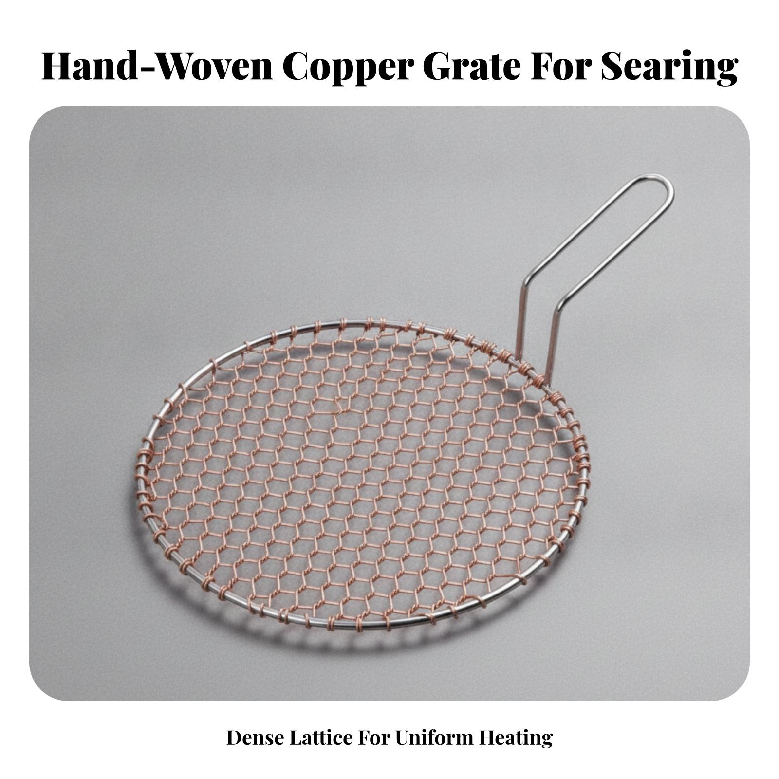 Grille ronde en cuivre portabl - Cooking Outdoor Camping avis et prix