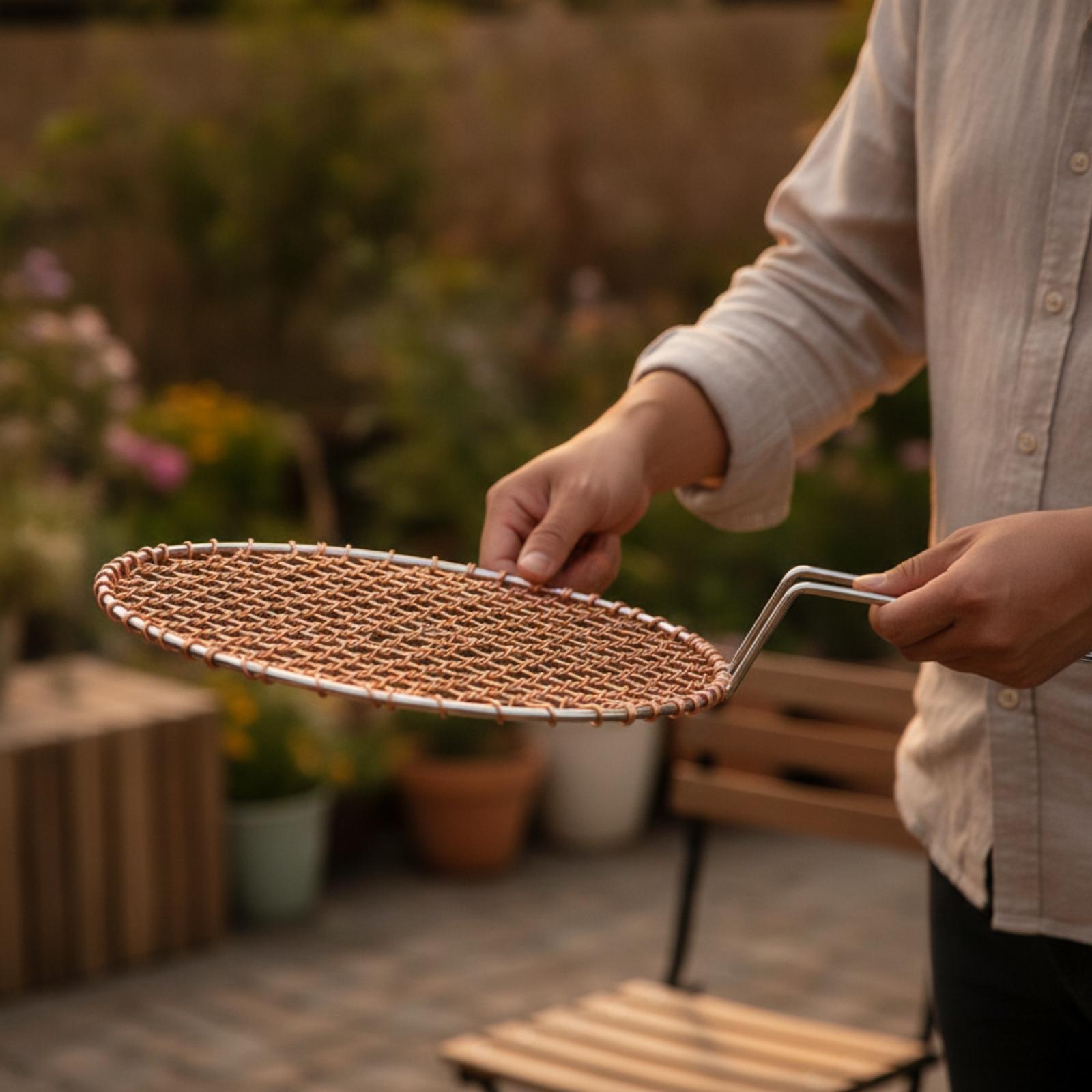 Grille ronde en cuivre portabl - Cooking Outdoor Camping avis et prix