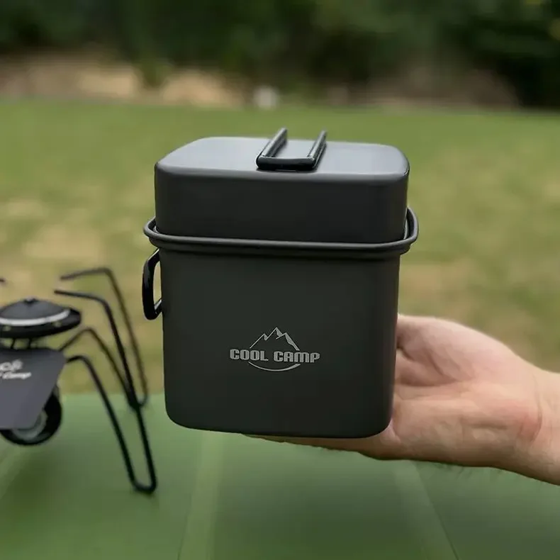 Pot carré de Camping en plein  - Camping Cooking Frying Pan avis et prix