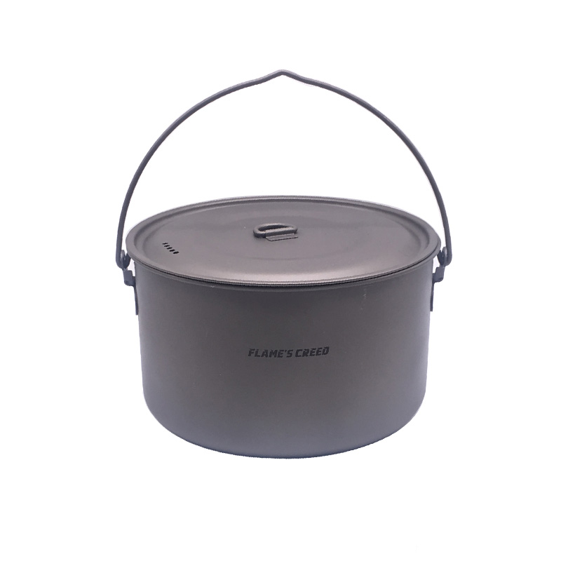 FLAME'S CREED 1100 ml 1950 ml  - Camping Cooking Frying Pan avis et prix