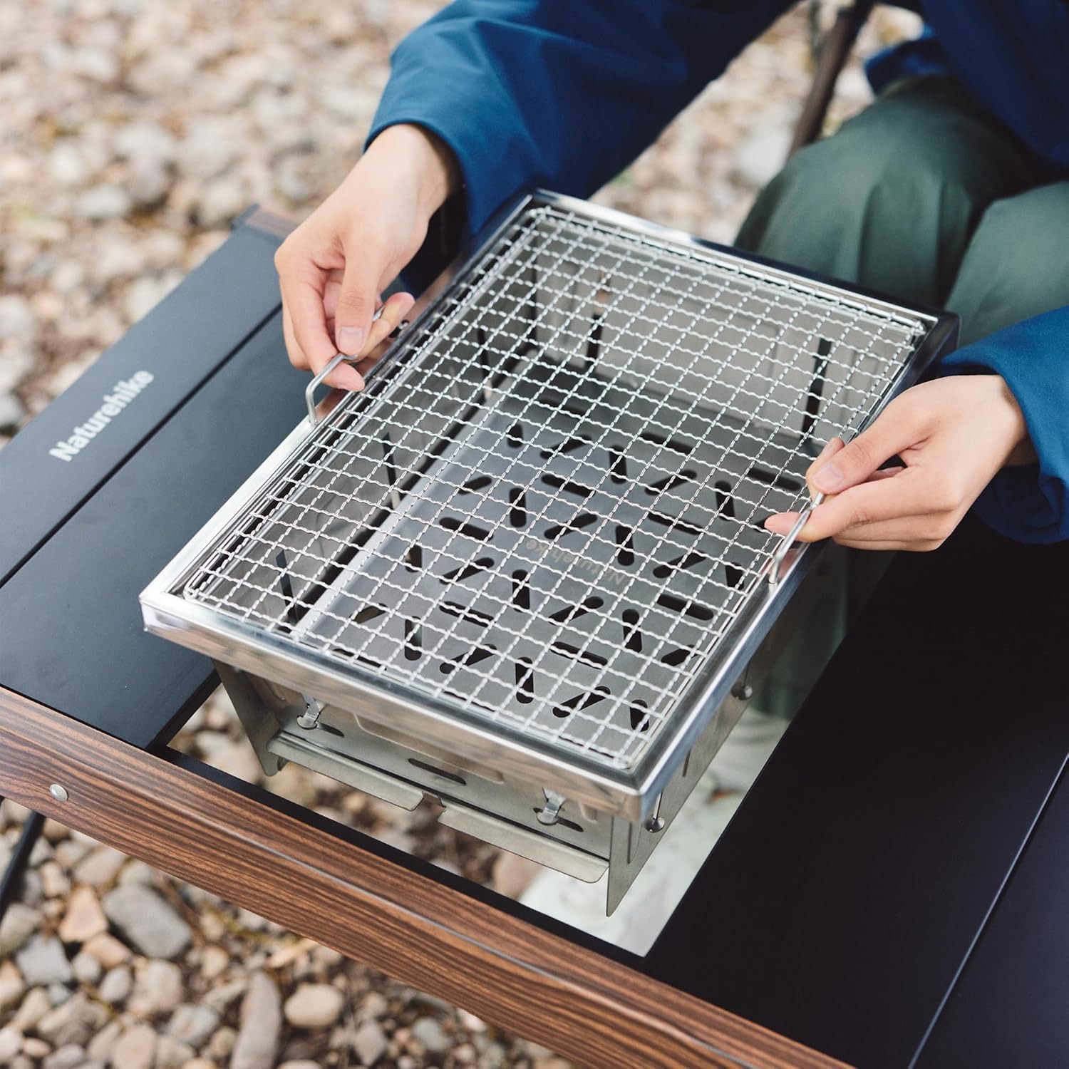 Naturerandonnée Camping gril à - Camping Cooking Rack avis et prix