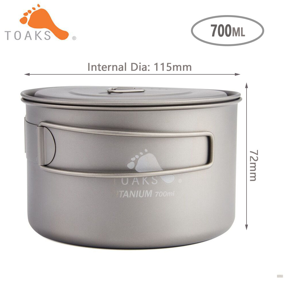 TOAKS Pure Titanium Camping Co - Camping Cooking Utilities avis et prix