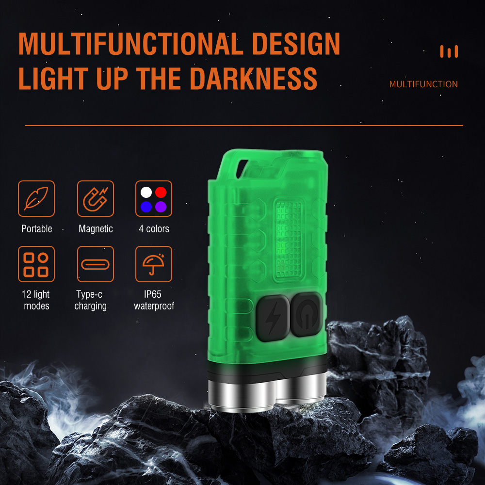 Lampe de poche V3 EDC, mini po - Camping Cooking Fish avis et prix