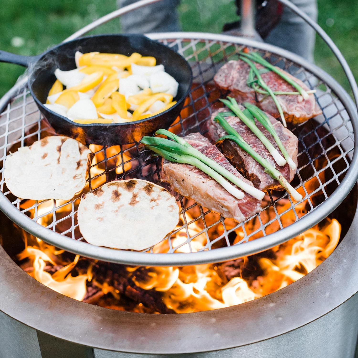 Grille de cuisson pour feu de  - Camping Cooking Rack avis et prix