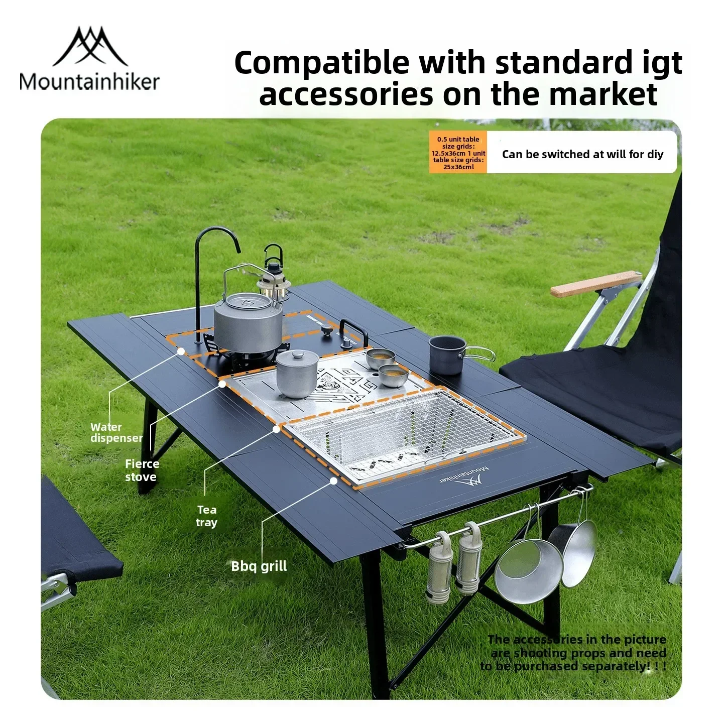 Table de camping pliante IGT,  - Camping Cooking Options avis et prix