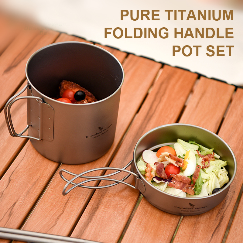 Ensemble de casseroles à poign - Camping Cooking Frying Pan avis et prix