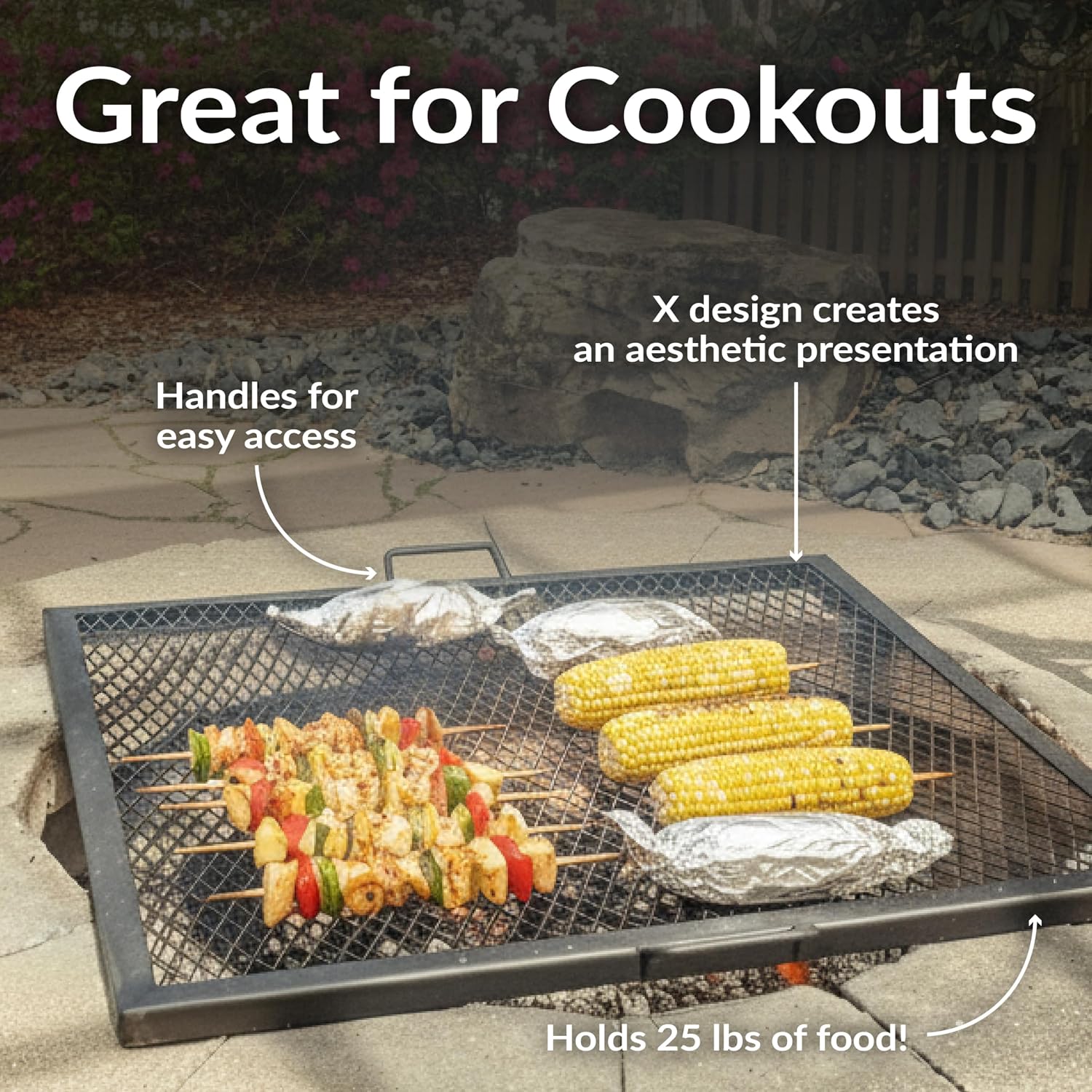 Grille de barbecue carrée en a - Camping Cooking Rack avis et prix