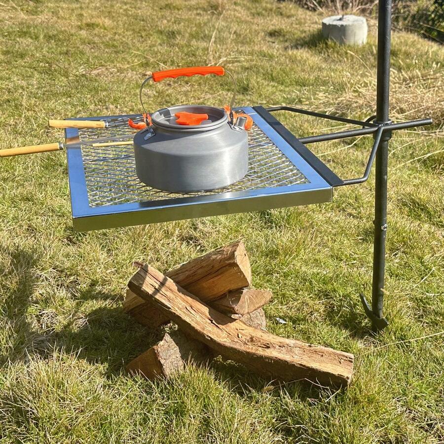 360 °   Grille de camping rota - Camping Cooking Fire Pit avis et prix