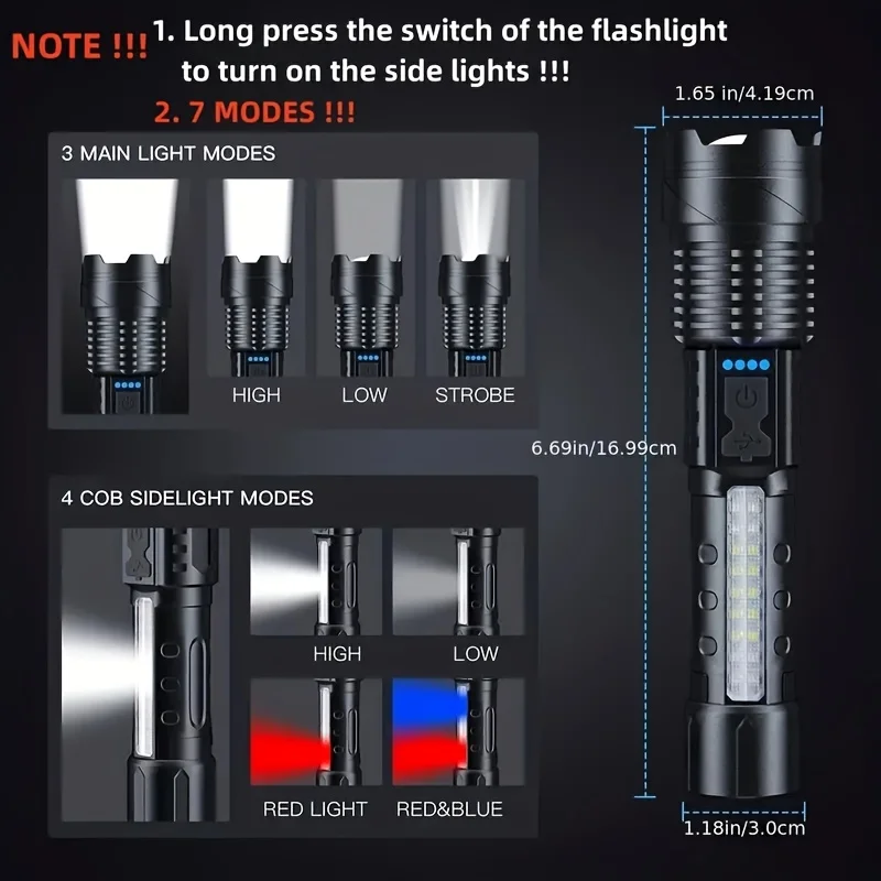 Lampe de poche puissante à LED - Camping Cooking Fish avis et prix