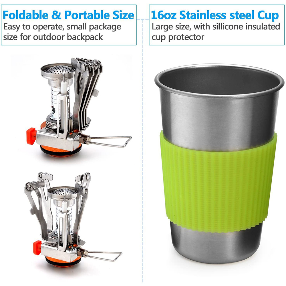 Ensemble de cuisine de camping - Camping Cooking Options avis et prix