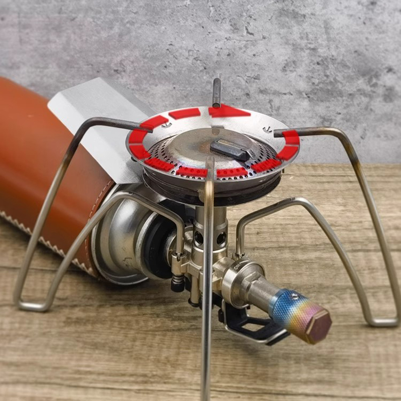 Pare-vent à gaz en titane ultr - Cooking On Camping Stove avis et prix