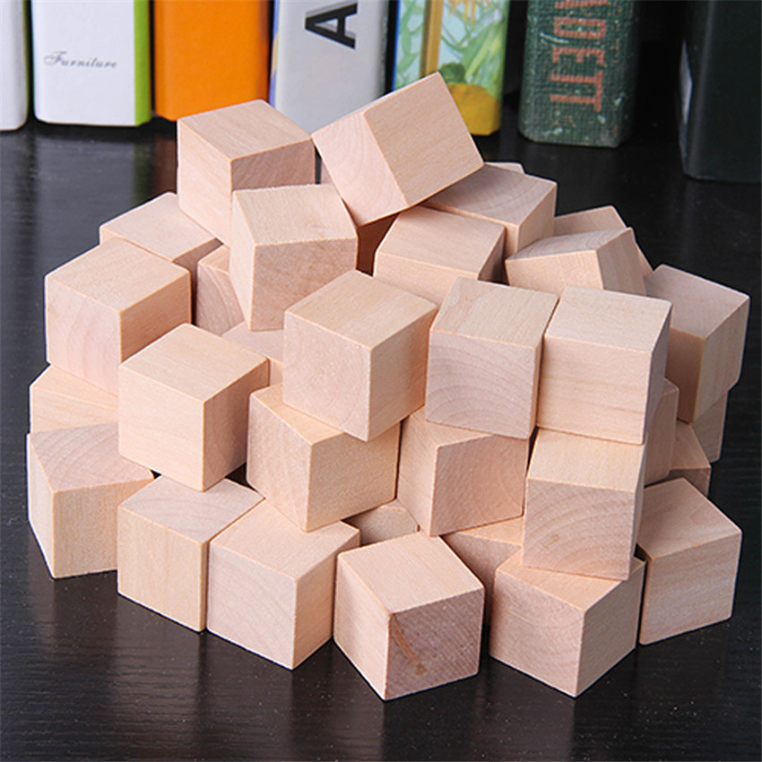 Lot de 30 cubes en bois coloré - Fire Starter Cube avis et prix