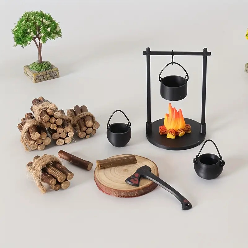Mini poêle suspendu pour feu d - Camping Cooking Utilities avis et prix