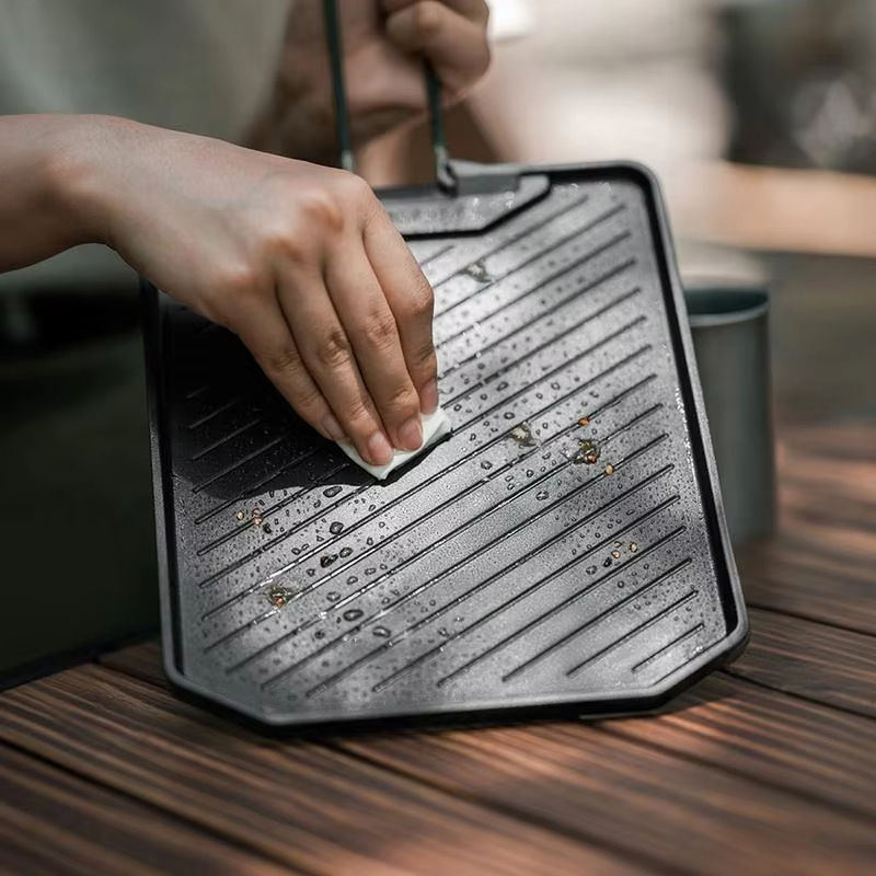 Plaque de cuisson carrée en ac - Camping Cooking Range avis et prix