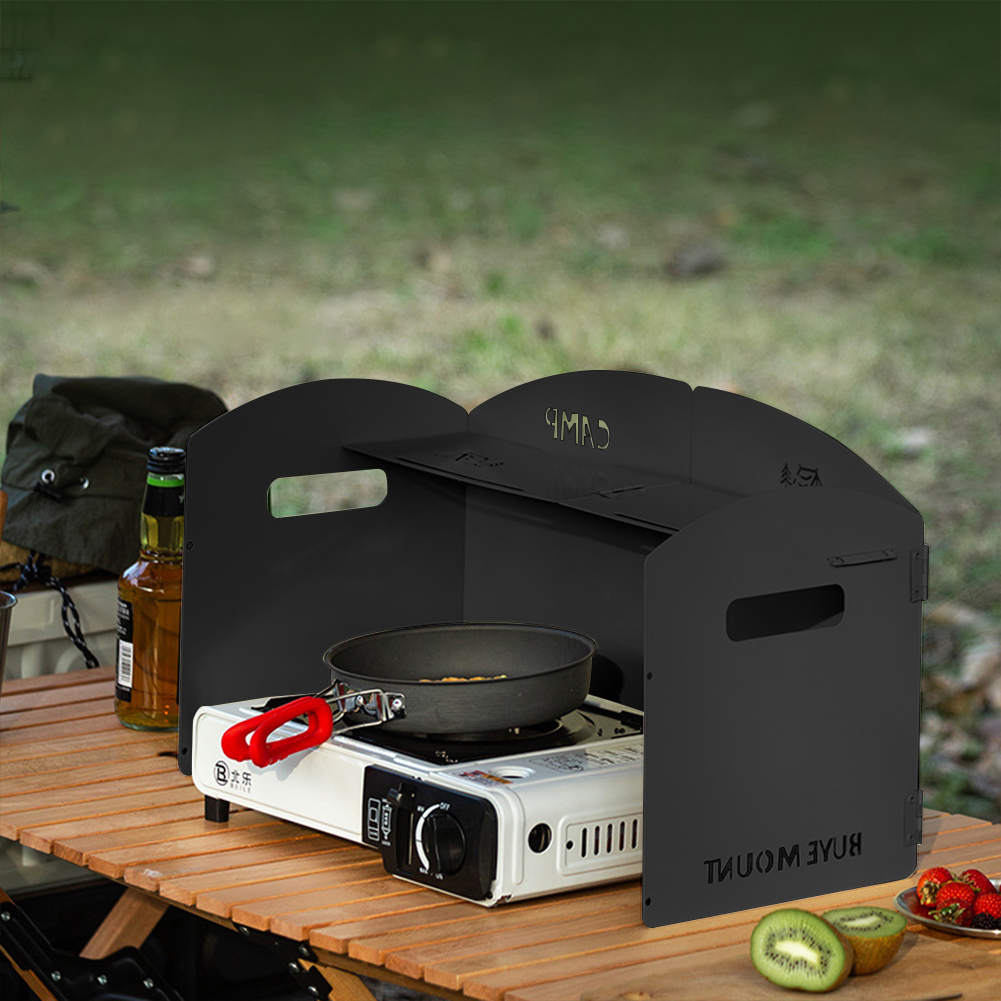 Pare-brise pliable pour cuisin - Cooking On Camping Stove avis et prix