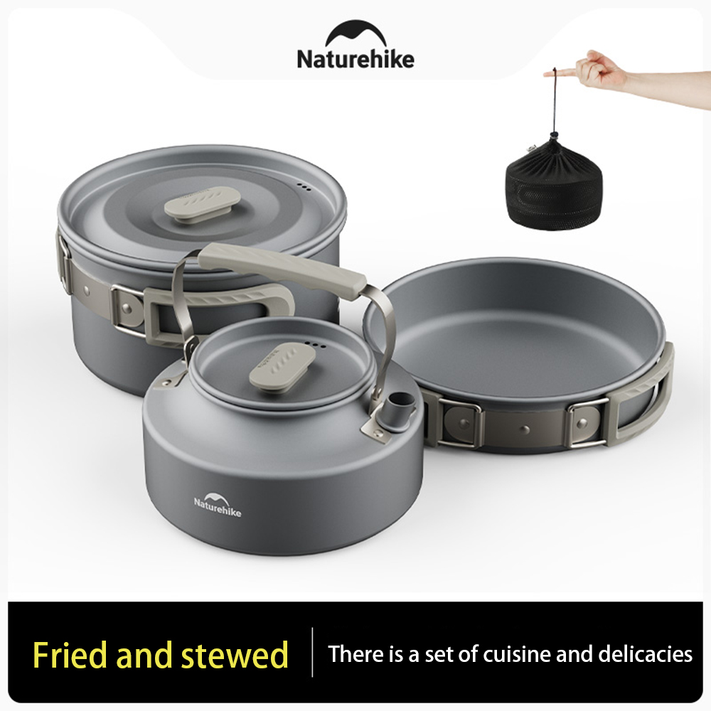Natureifa-ensemble de casserol - Camping Cooking Frying Pan avis et prix